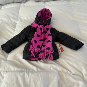 Pink platinum girl jacket.